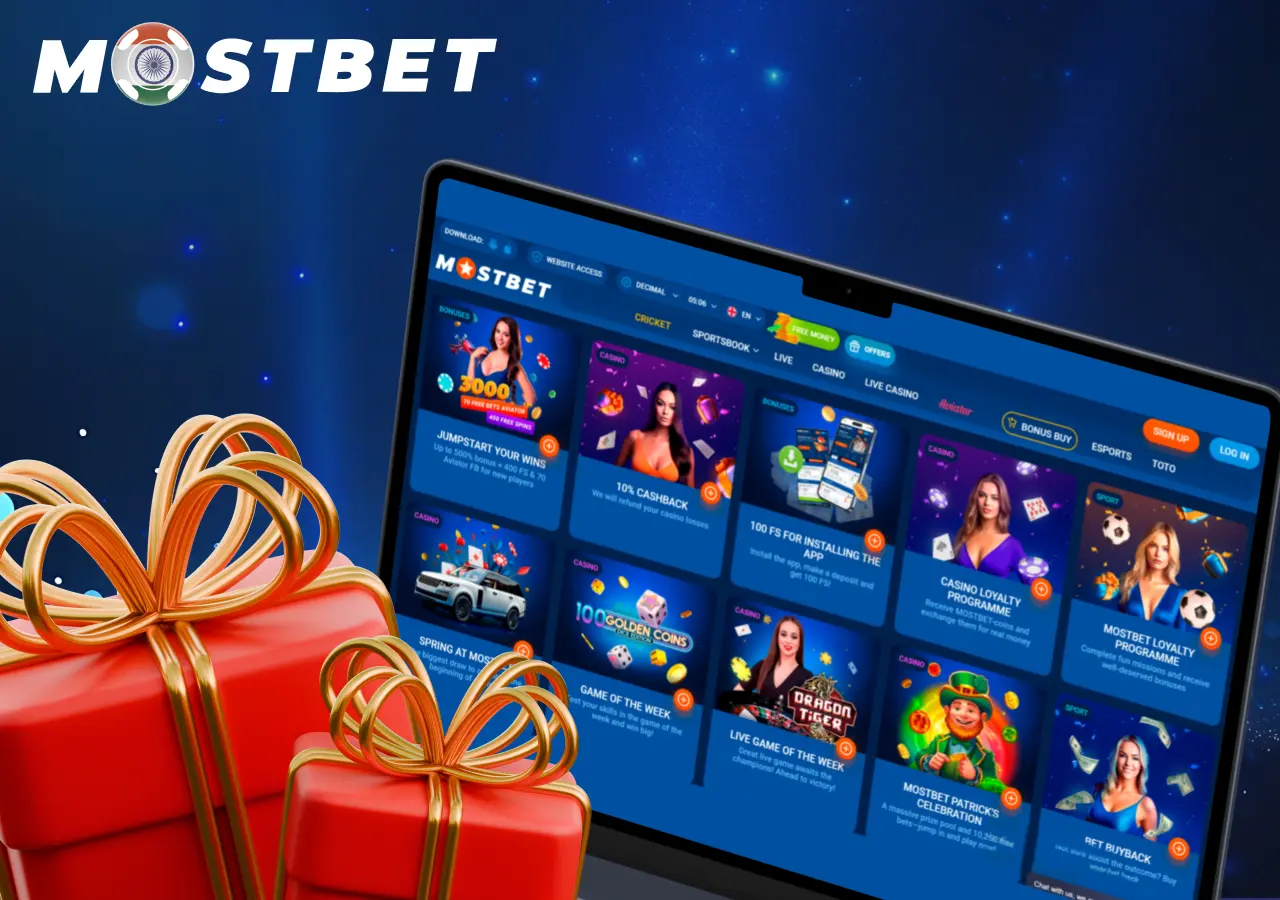 A complete overview of Mostbet's bonus program: sports, casino, and special offers.