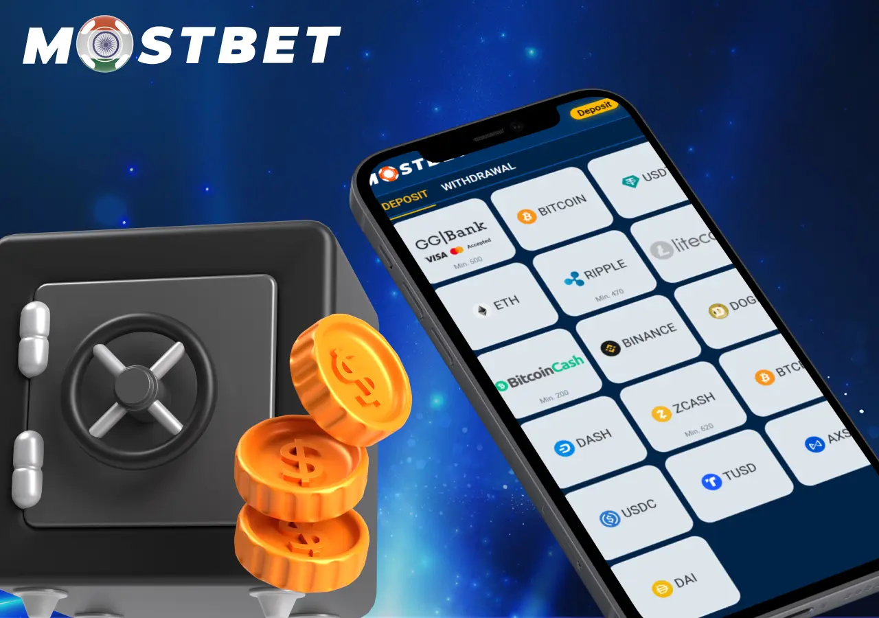 Instructions for making the first deposit with bonus conditions.