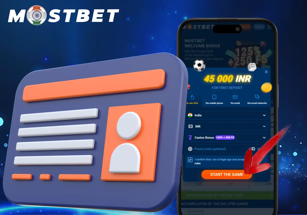 Registration at Mostbet: how to create an account, verify identity, and log in.